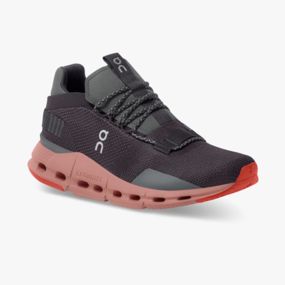 ON RUNNING CloudNova Running Shoes - Eclipse // Rose  WOMENS Size 8.5